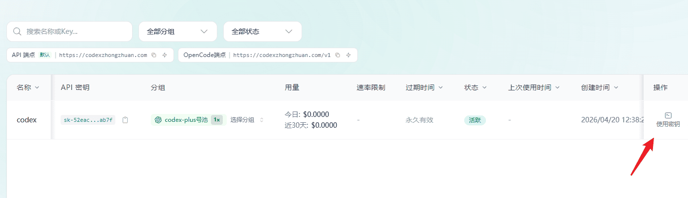 查看接入参数的弹窗示意图